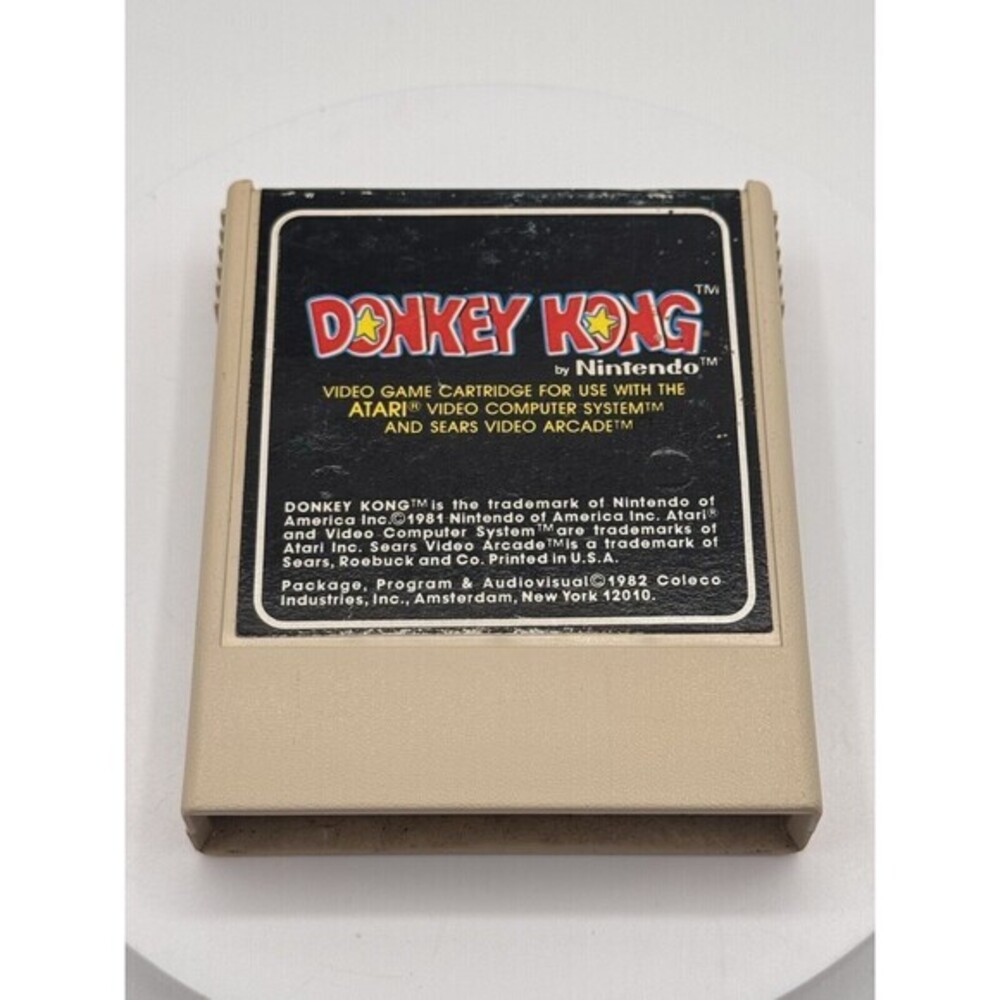 Vintage Donkey Kong Video Game For Atari 2600 1982 UNTESTED